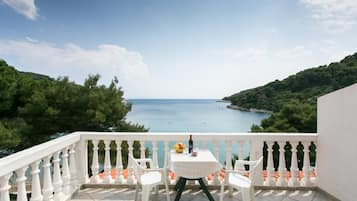 Apartment, 1 Bedroom, Terrace, Sea View | Terrace/patio