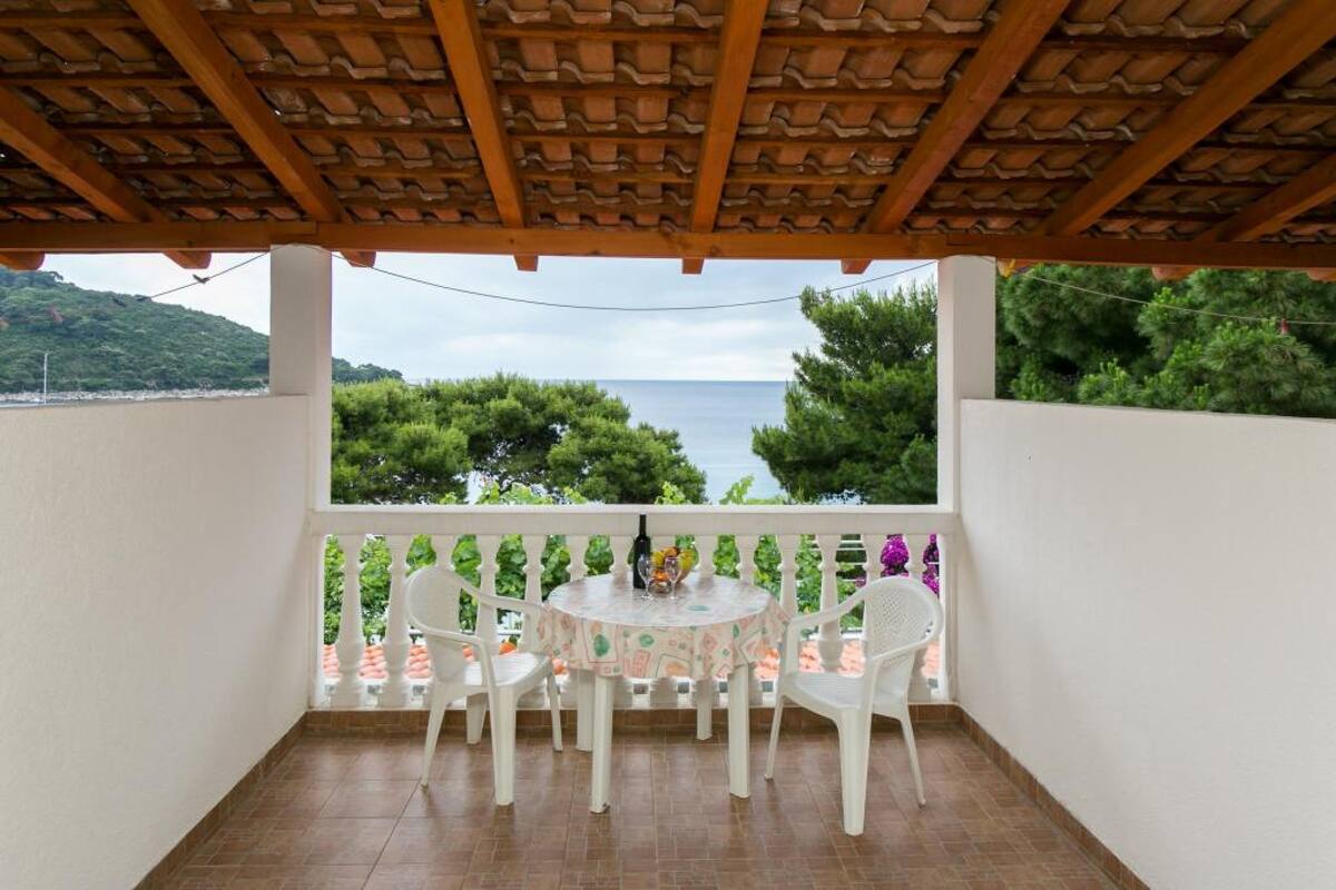 Zweibettzimmer, Terrasse, Meerblick | Terrasse/Patio