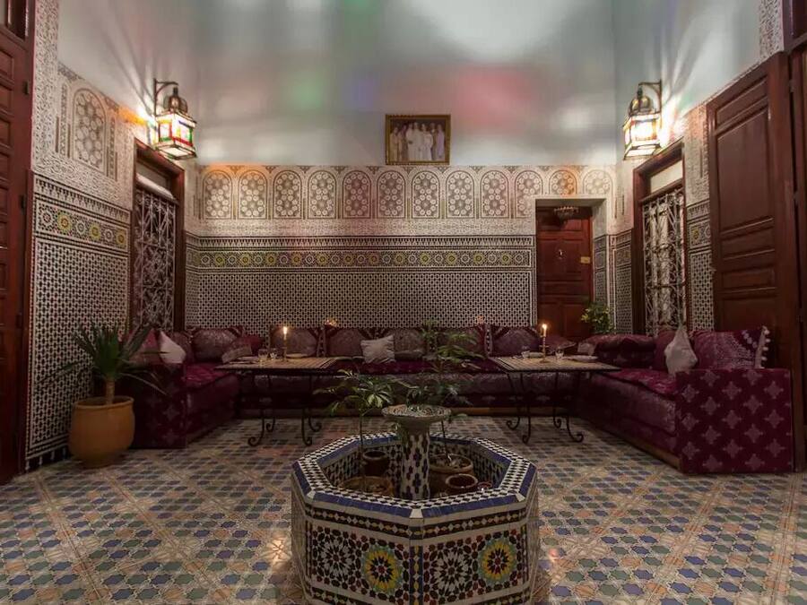 Sala de estar en el lobby