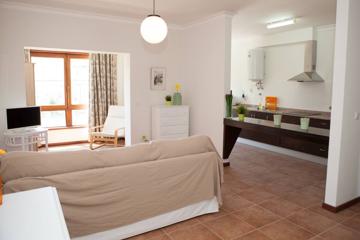 Studio | Living area | Flat-screen TV