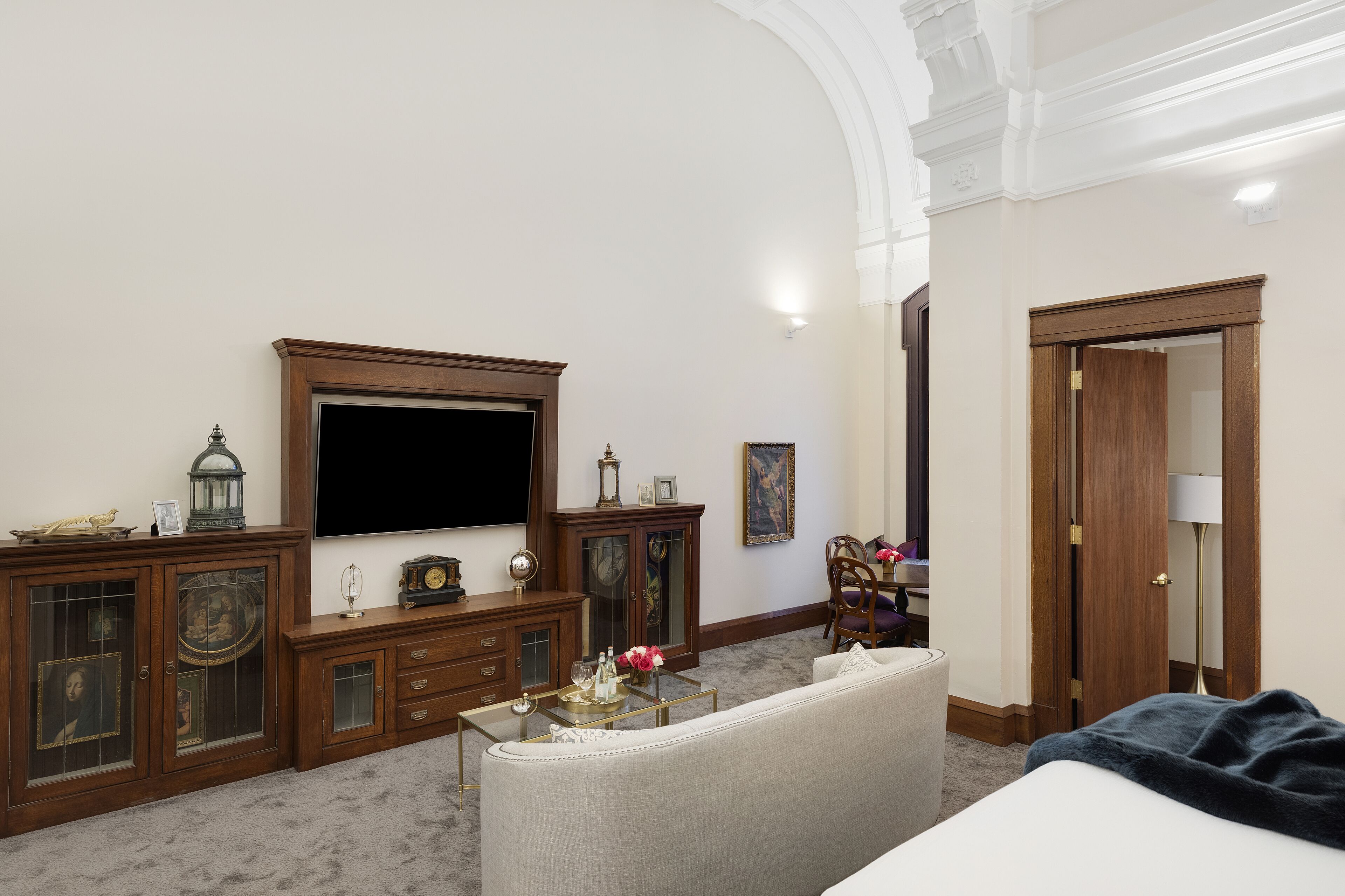 Premium bedding, pillowtop beds, blackout drapes, free WiFi