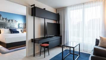 Deluxe-Apartment, 1 Schlafzimmer, Nichtraucher | 1 Schlafzimmer, hochwertige Bettwaren, Zimmersafe, individuell dekoriert