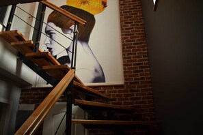 Deluxe Duplex, Multiple Beds | Living area | LED TV - JN Boutique Apartments (Bucharest)