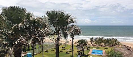 Vista a la playa o el mar