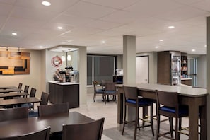 Free daily self-service breakfast