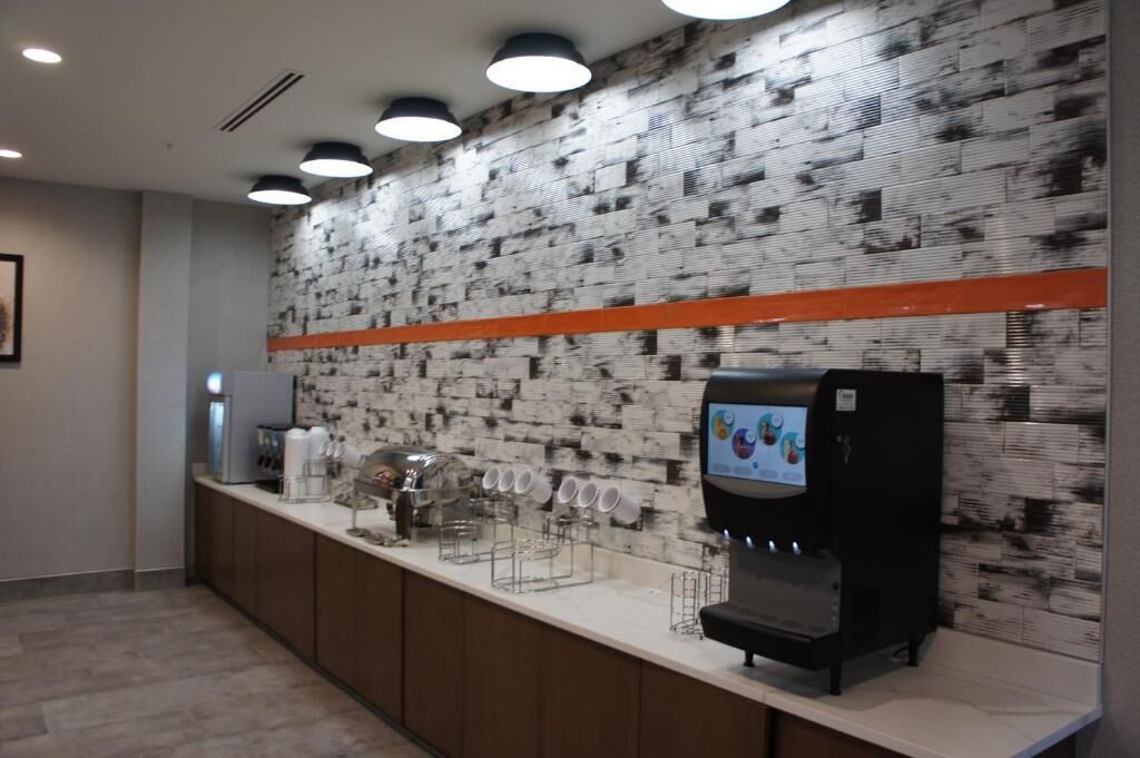 Free daily self-serve breakfast