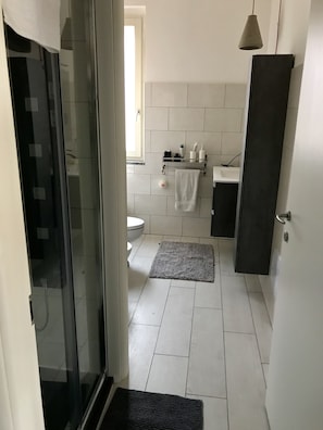 Hair dryer, towels