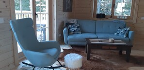 Smart TV, fireplace, video games, books