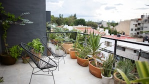 Suite studio Deluxe, 2 lits doubles | Vue de la chambre