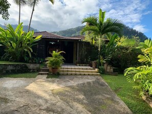 Front of property – evening/night