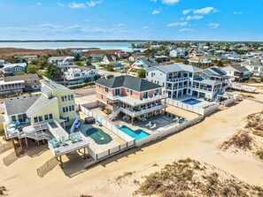 Exterior - Champagne Shores | Oceanfront | Private Pool, Hot Tub, Dog Friendly (Virginia Beach)