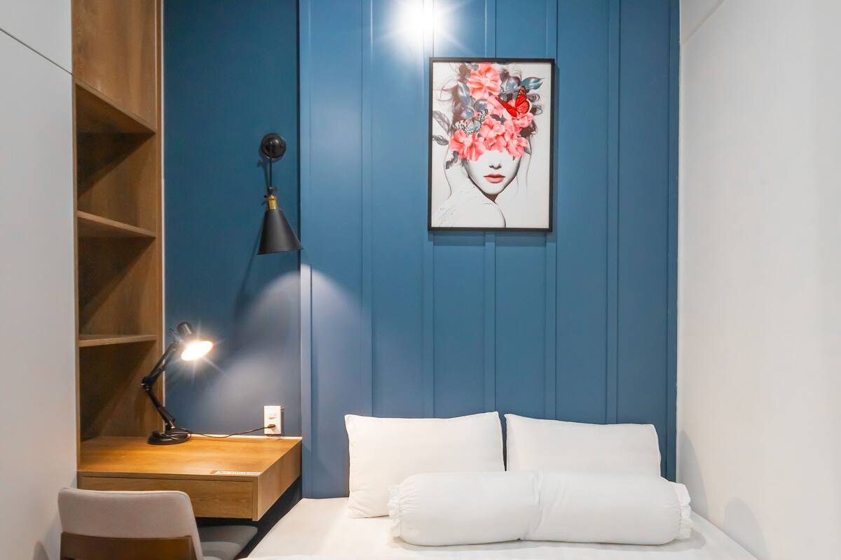 Apartemen Basic | 1 kamar tidur, setrika/meja setrika, dan Wi-Fi gratis