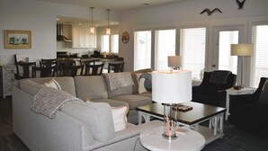 Maison, 5 chambres | Coin séjour