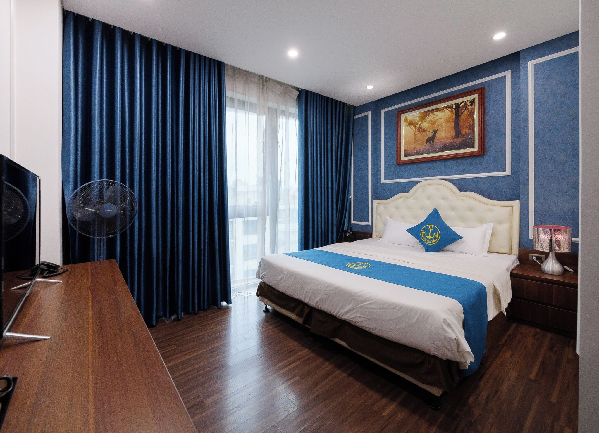 Deluxe Double Room, 1 Katil Ratu (Queen), Bathtub, City View | Cadar kapas Mesir, peralatan tempat tidur premium, gebar bulu kapas 