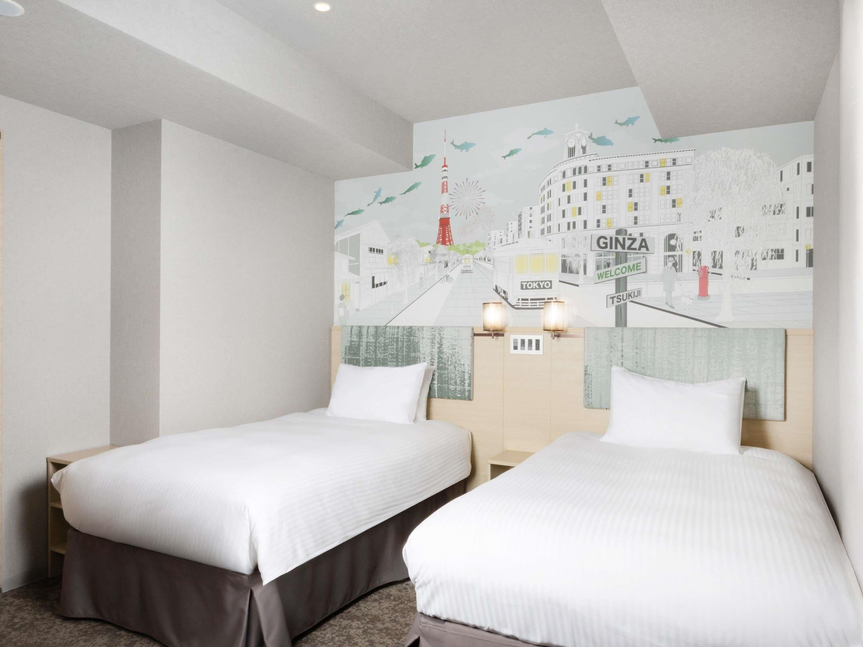 Premium-rum - 2 enkelsängar | Värdeförvaringsskåp på rummet, ljudisolering och gratis wi-fi