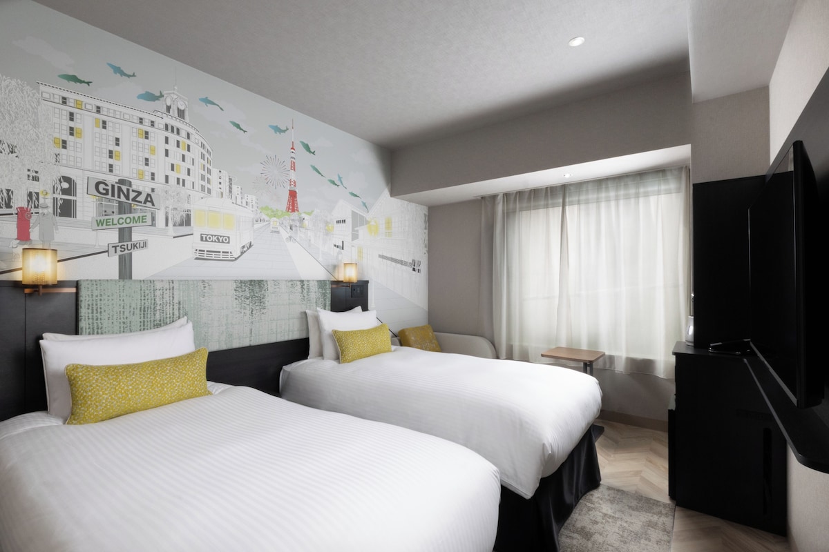 Superior kamer, 2 eenpersoonsbedden | Een kluis op de kamer, geluiddichte muren, gratis wifi, beddengoed