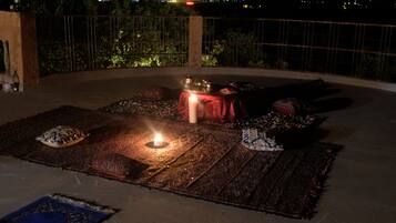 Front of property – evening/night
