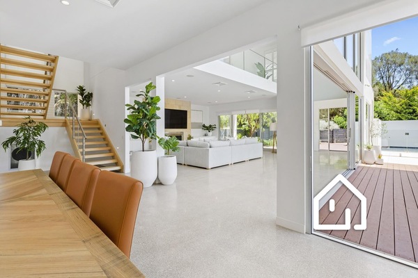 Generous light-filled spaces to relax and play