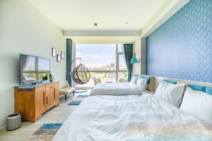 Individually decorated, individually furnished, desk, blackout curtains - 89 HAPPY BNB (Wujie)