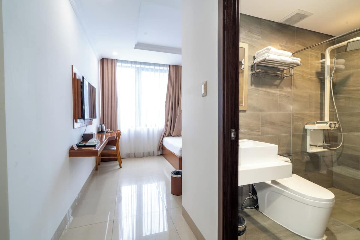 Double Superior City View with Window | Minibar, desk, laptop workspace, blackout drapes