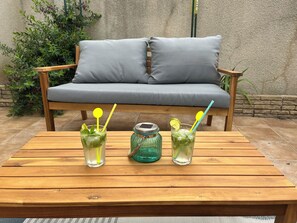 Terrace/patio - Le colibri bleu (Argeliers)