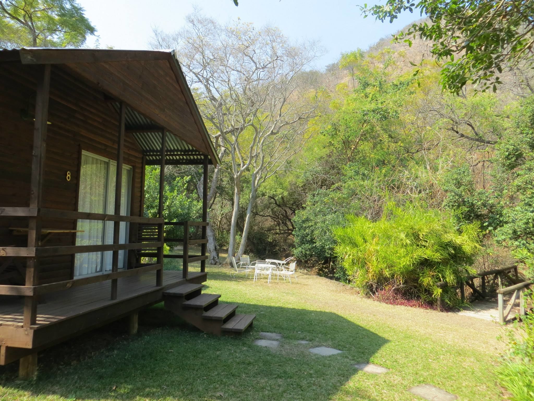 Huisje (8) | Uitzicht op de tuin