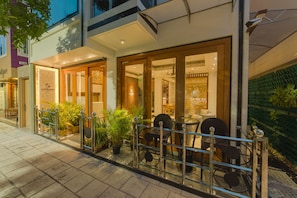 Majoituspaikan julkisivu