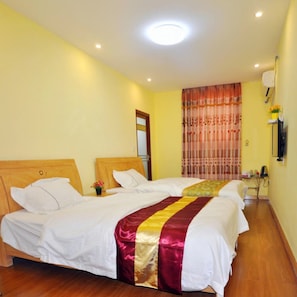 Free WiFi, bed sheets