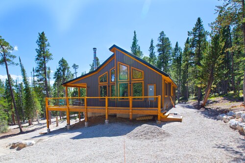 Modern Cabin on 41 Private Acres of Spruce and Pine Forest