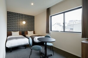 Twin Room | Iron/ironing board, free WiFi, bed sheets - M’s Hotel Kyoto Station Kizuya (Kyoto)