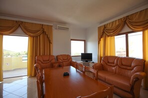 Apartment, 2 Bedrooms | Living area | Flat-screen TV - Apartments Dine (Ksamil)