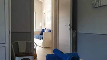 2 Schlafzimmer, Reisekinderbett, kostenloses WLAN, Bettwäsche