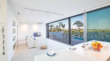 Villa, 3 Bedrooms | Living area | Flat-screen TV