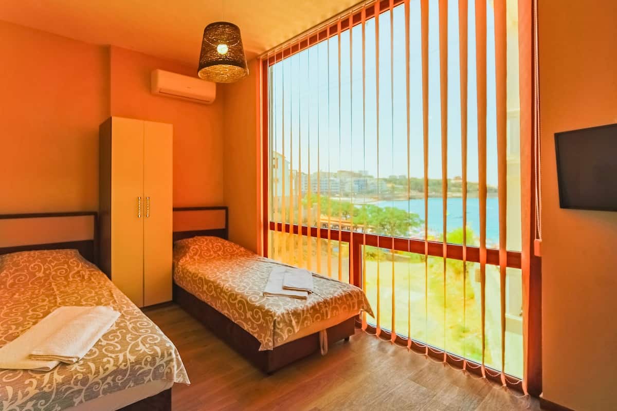 1 Schlafzimmer, Minibar, Verdunkelungsvorhänge, schallisolierte Zimmer