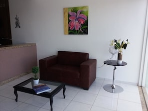 Sala de estar en el lobby