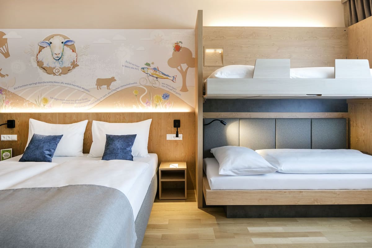 standard quadruple room | in-room safe, individually decorated, individually furnished