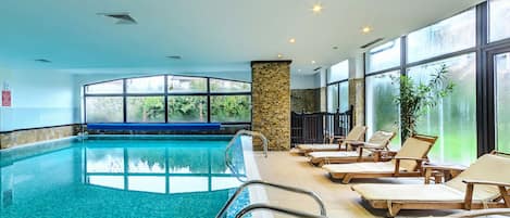 Indoor pool, outdoor pool