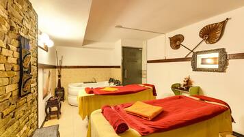 Baño turco/hammam, masajes con piedras calientes