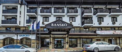 Fassade der Unterkunft