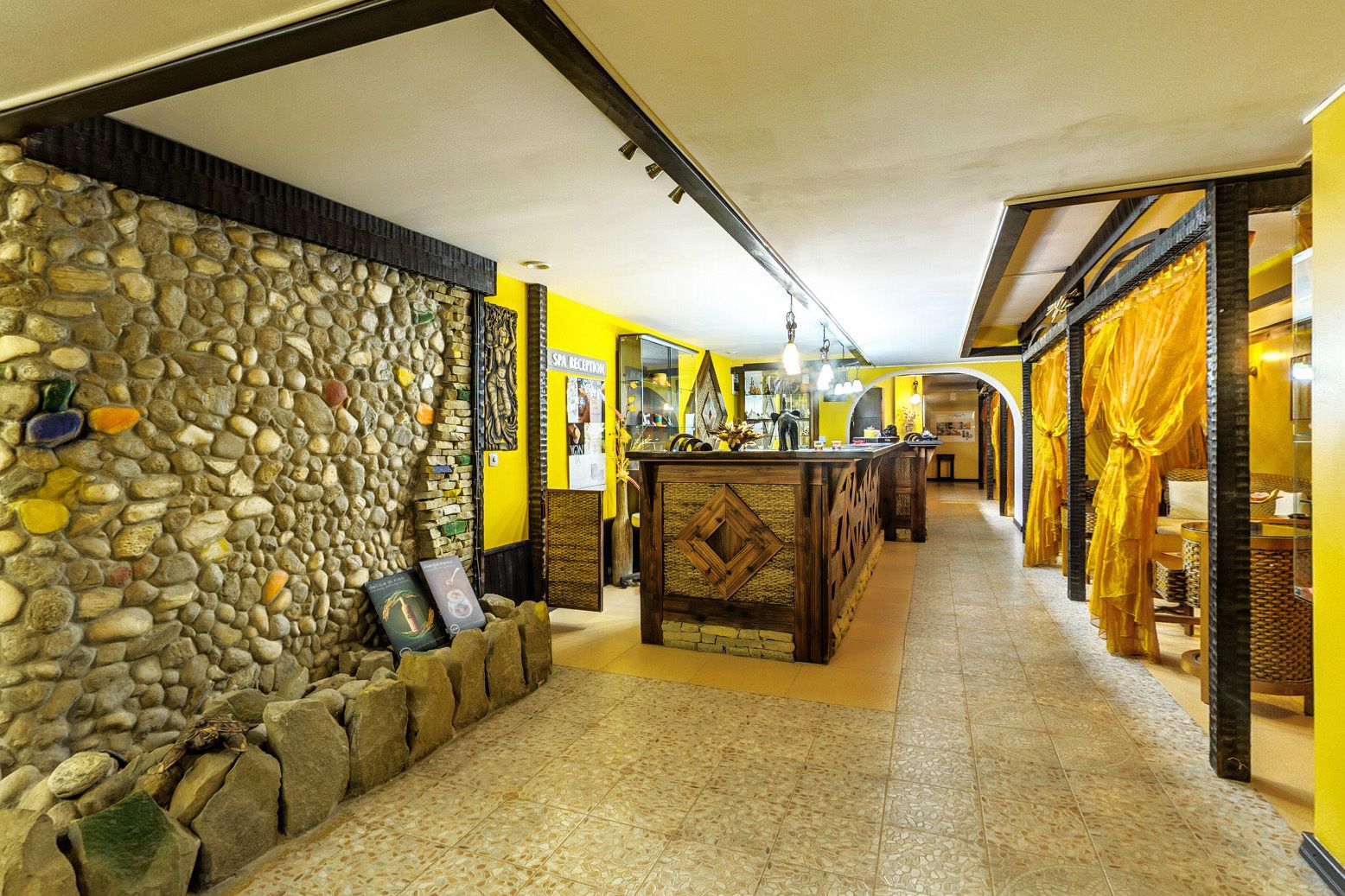 Turkish bath, hot stone massages, deep-tissue massages, sports massages