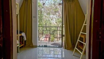 Blick von der Unterkunft