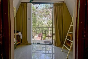 Blick von der Unterkunft