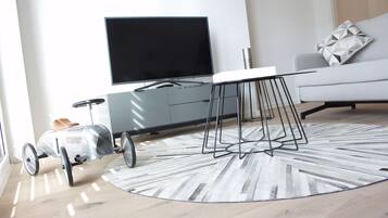 Apartment | Wohnbereich | Flachbildfernseher, Netflix, Streaming-Dienste