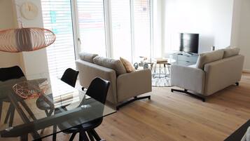 Apartment | Wohnbereich | Flachbildfernseher, Netflix, Streaming-Dienste