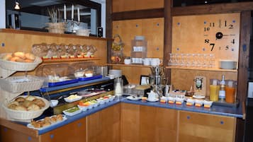 Daily buffet breakfast (EUR 10.00 per person)