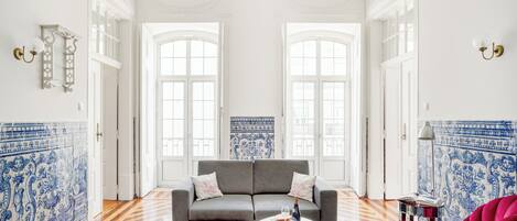 Apartment, 3 Bedrooms | Living area | 100-cm flat-screen TV with cable channels, TV