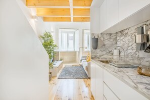 Leilighet, 1 soverom | Oppholdsområde | Flatskjerm-TV