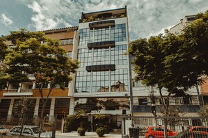 Façade de l’hébergement