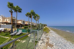 On the beach
