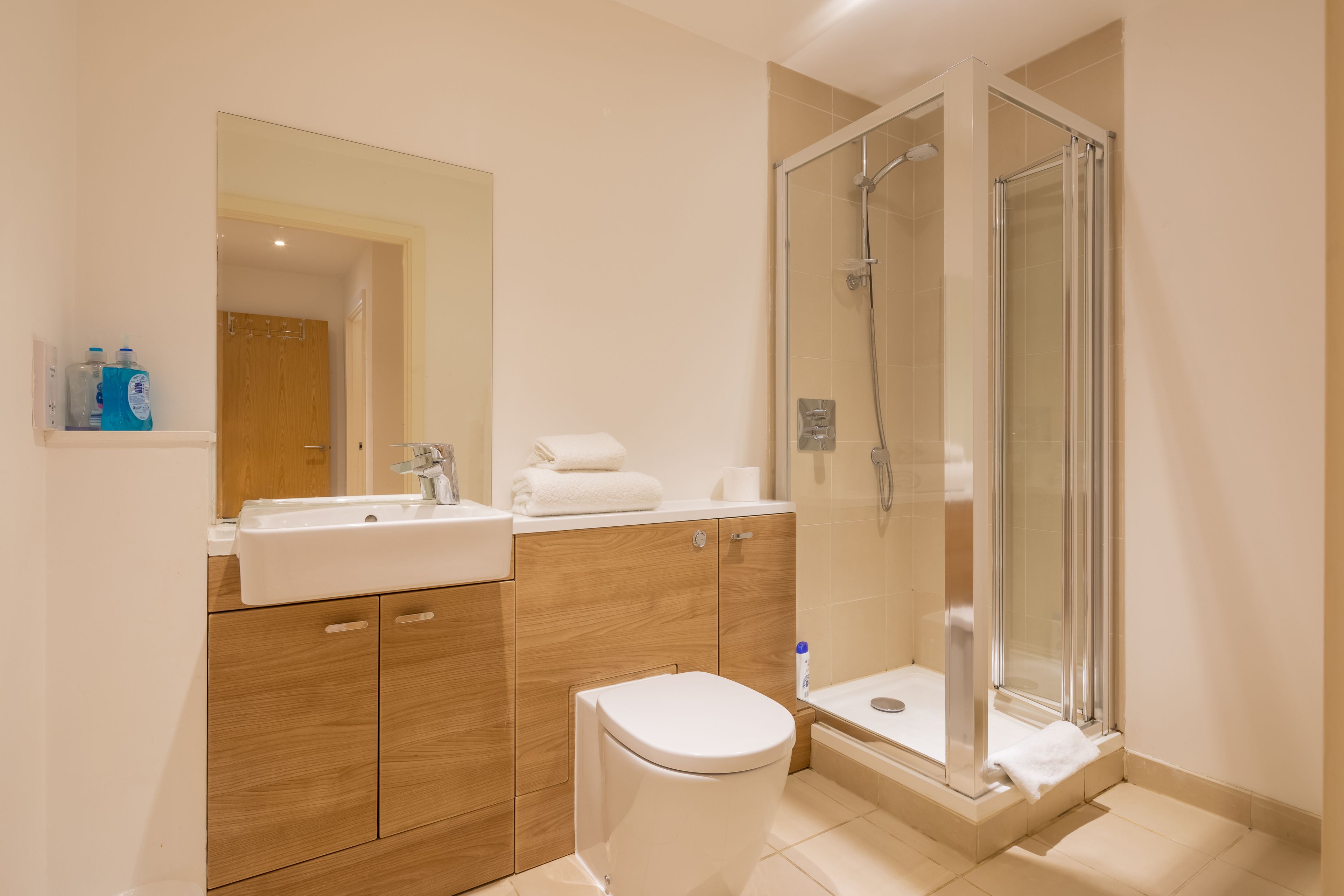 Family Apartment | Bathroom | Hair dryer, towels